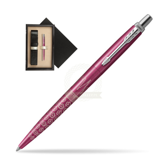 Parker JOTTER GLOBAL ICON - TOKYO Penna a Sfera in single wooden box Wenge Single Ecru