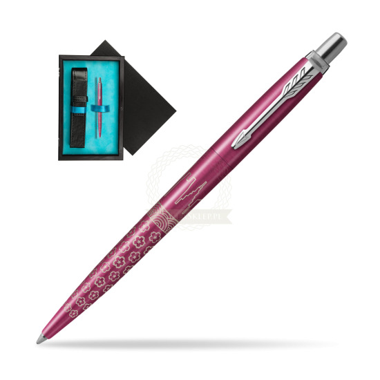 Parker JOTTER GLOBAL ICON - TOKYO Penna a Sfera in single wooden box Black Single Turquoise