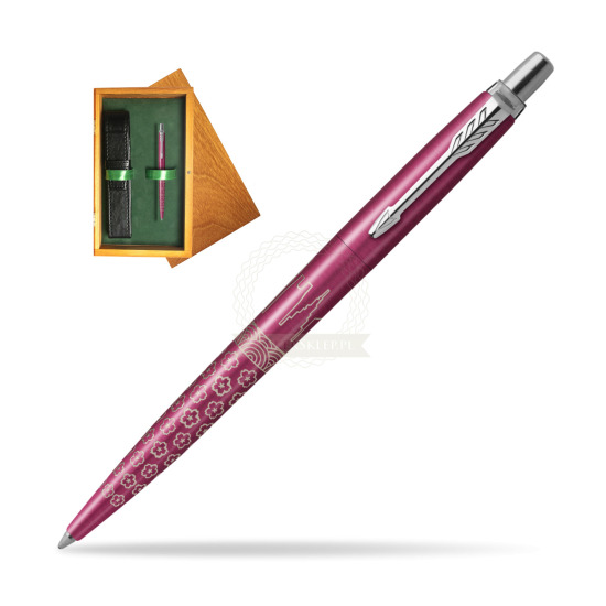 Parker JOTTER GLOBAL ICON - TOKYO Penna a Sfera in single wooden box Honey Single Green