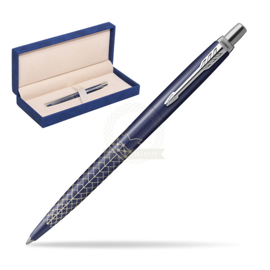 Parker JOTTER GLOBAL ICON - SYDNEY Penna a Sfera in suede box navy blue