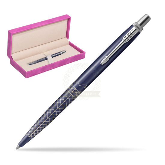 Parker JOTTER GLOBAL ICON - SYDNEY Penna a Sfera in suede box fuchsia