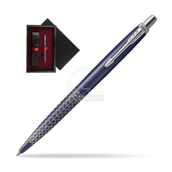 Parker JOTTER GLOBAL ICON - SYDNEY Penna a Sfera in single wooden box Black Single Maroon