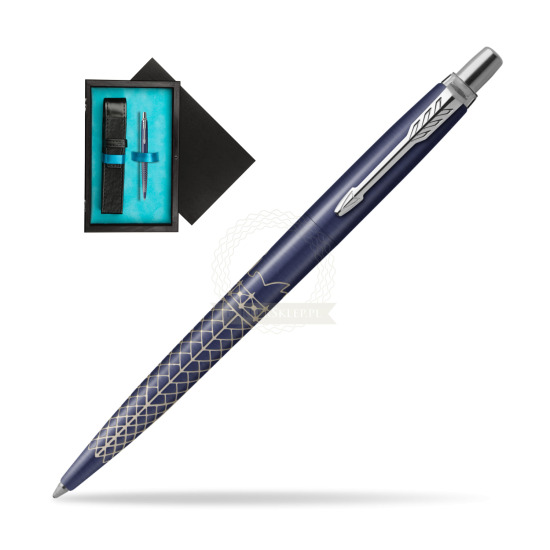 Parker JOTTER GLOBAL ICON - SYDNEY Penna a Sfera in single wooden box Black Single Turquoise