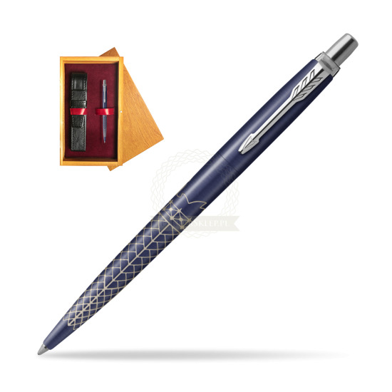 Parker JOTTER GLOBAL ICON - SYDNEY Penna a Sfera in single wooden box Honey Single Maroon