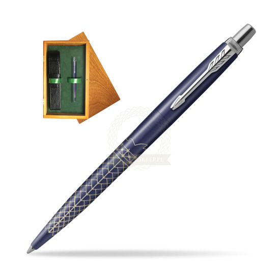 Parker JOTTER GLOBAL ICON - SYDNEY Penna a Sfera in single wooden box Honey Single Green