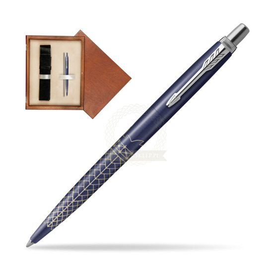 Parker JOTTER GLOBAL ICON - SYDNEY Penna a Sfera in single wooden box Mahogany Single Ecru