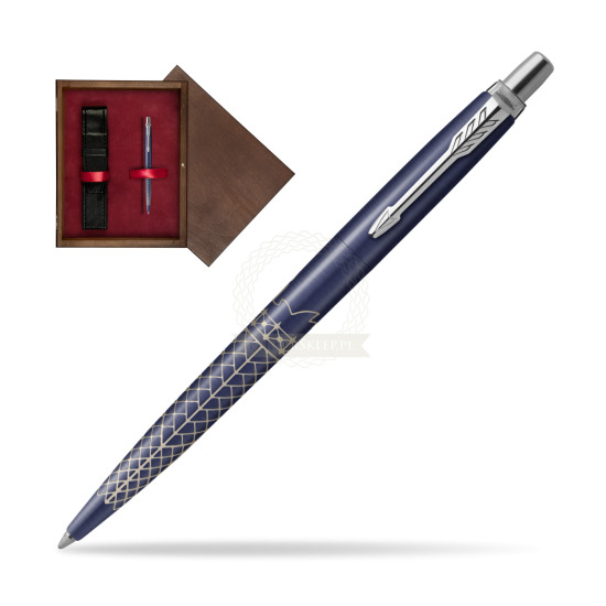 Parker JOTTER GLOBAL ICON - SYDNEY Penna a Sfera in single wooden box Wenge Single Maroon