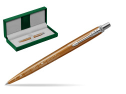Parker JOTTER GLOBAL ICON - ROME Ballpoint pen in the green leather box
