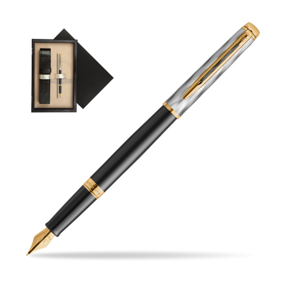 Waterman Hémisphère REFLETS DE PARIS Fountain pen in single wooden box Wenge Single Ecru