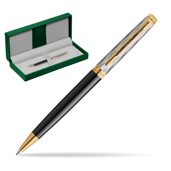 Waterman Hémisphère REFLETS DE PARIS Ballpoint pen in the green leather box