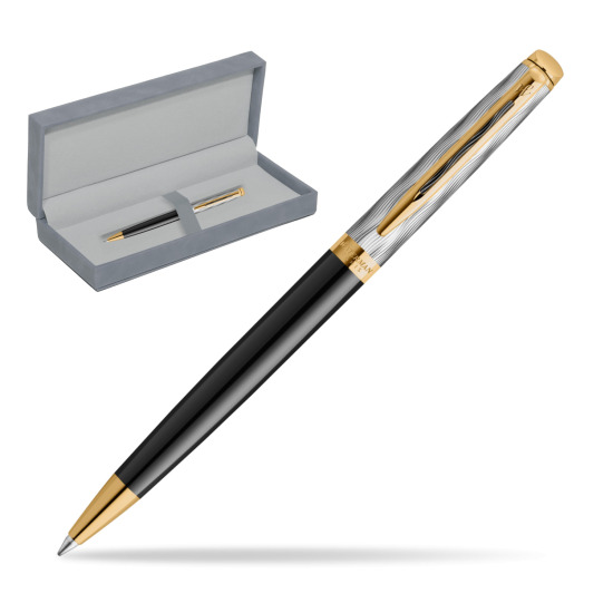 Waterman Hémisphère REFLETS DE PARIS Ballpoint pen in suede box grey