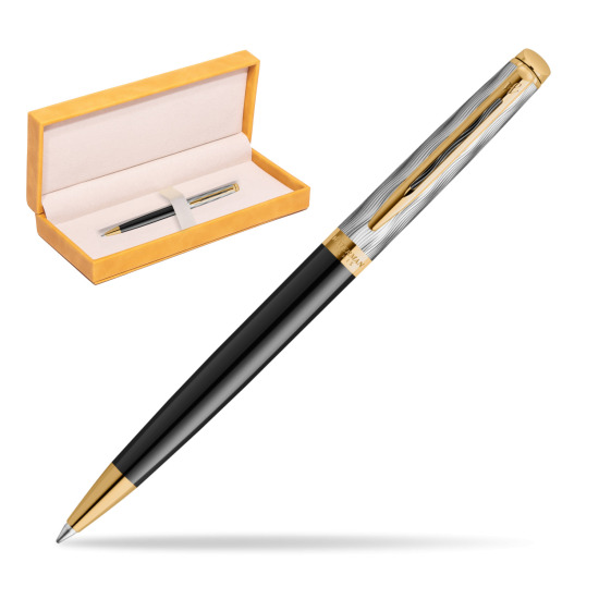 Waterman Hémisphère REFLETS DE PARIS Ballpoint pen in suede box yellow