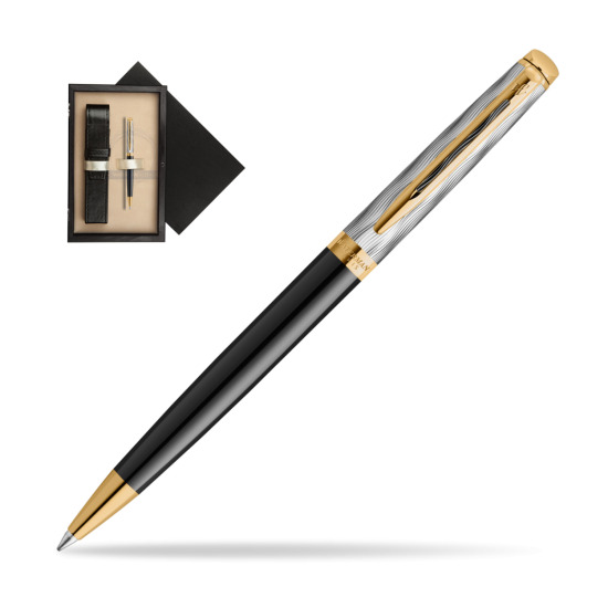Waterman Hémisphère REFLETS DE PARIS Ballpoint pen in single wooden box Wenge Single Ecru