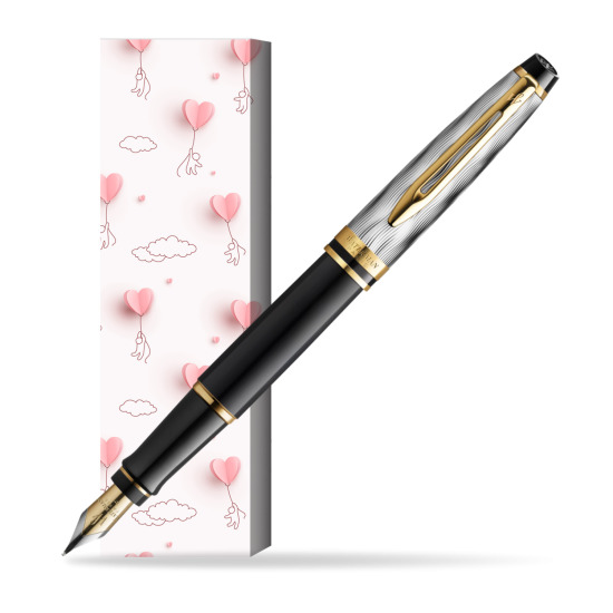 Waterman EXPERT REFLETS DE PARIS Fountain pen in cover Love is in the air