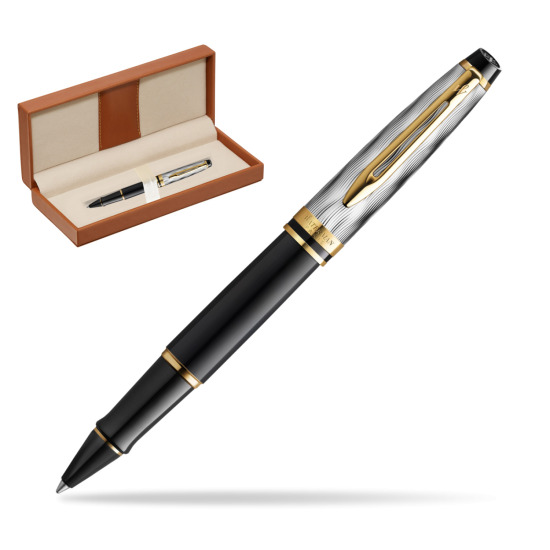 Waterman EXPERT REFLETS DE PARIS Rollerball pen  in classic box brown