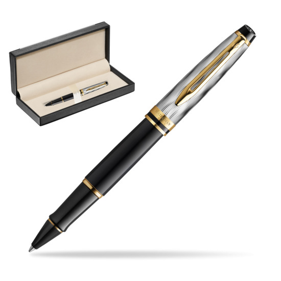 Waterman EXPERT REFLETS DE PARIS Rollerball pen in classic box black