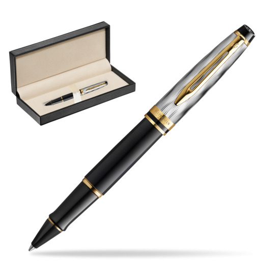 Waterman EXPERT REFLETS DE PARIS Rollerball pen in classic box pure black