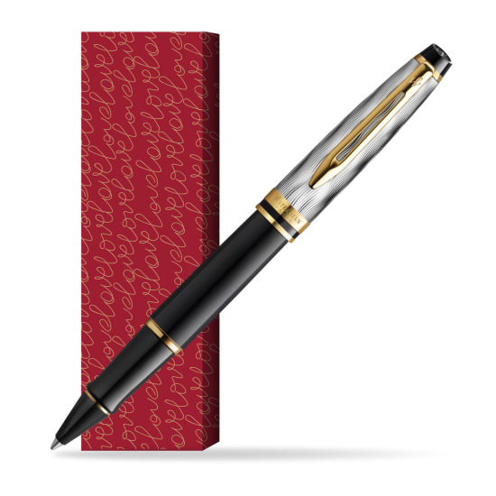 Waterman EXPERT REFLETS DE PARIS Rollerball pen in cover True Love