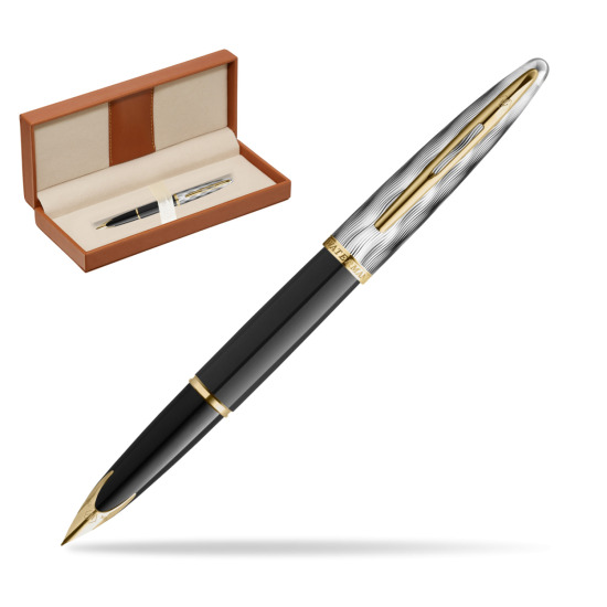 Waterman CARÈNE REFLETS DE PARIS Fountain pen  in classic box brown