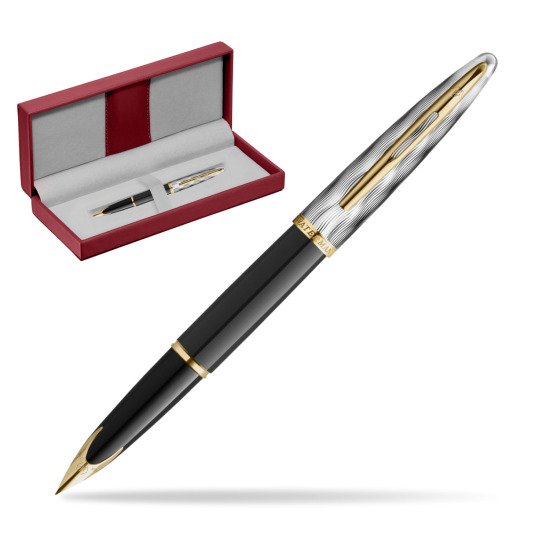 Waterman CARÈNE REFLETS DE PARIS Fountain pen in the red leather box