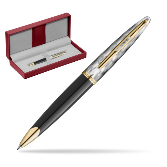 Waterman CARÈNE REFLETS DE PARIS Ballpoint pen in the red leather box
