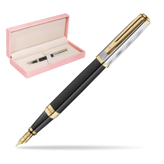 Waterman EXCEPTION REFLETS DE PARIS Fountain pen in suede box pink