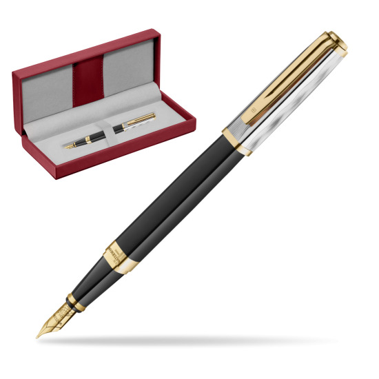 Waterman EXCEPTION REFLETS DE PARIS Fountain pen in the red leather box