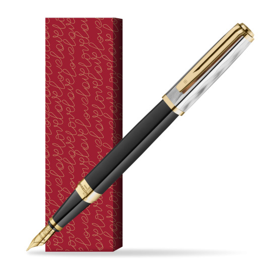 Waterman EXCEPTION REFLETS DE PARIS Fountain pen in cover True Love