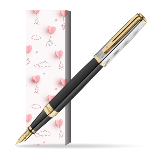 Waterman EXCEPTION REFLETS DE PARIS Fountain pen in cover Love is in the air