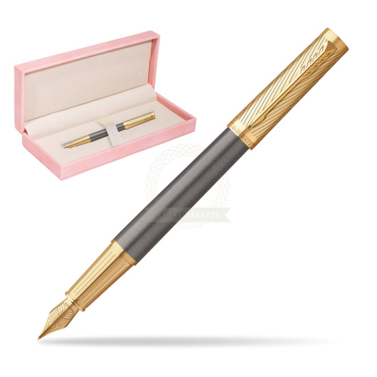 Parker Ingenuity Pioneers GT Fountain Pen - limited edition in suede box pink
