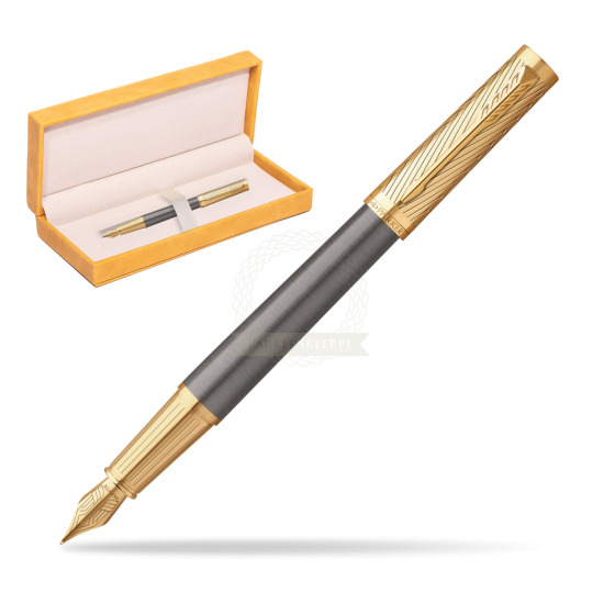 Parker Ingenuity Pioneers GT Fountain Pen - limited edition in suede box yellow