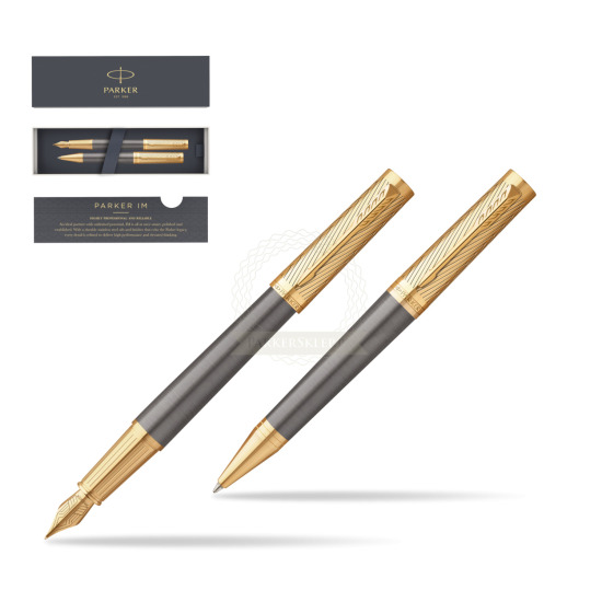 Parker Fountain pen + Ballpoint pen Ingenuity Pioneers GT - limited edition Gift Set 