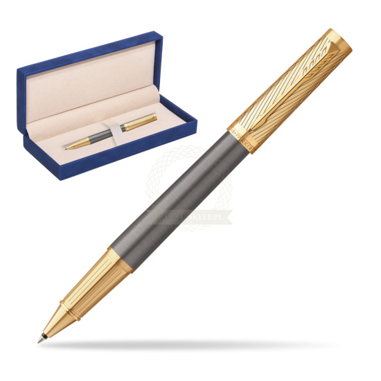 Parker Ingenuity Pioneers GT Rollerball pen - limited edition in suede box navy blue