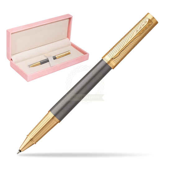 Parker Ingenuity Pioneers GT Rollerball pen - limited edition in suede box pink