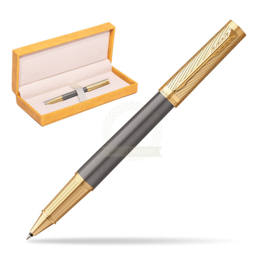 Parker Ingenuity Pioneers GT Rollerball pen - limited edition in suede box yellow