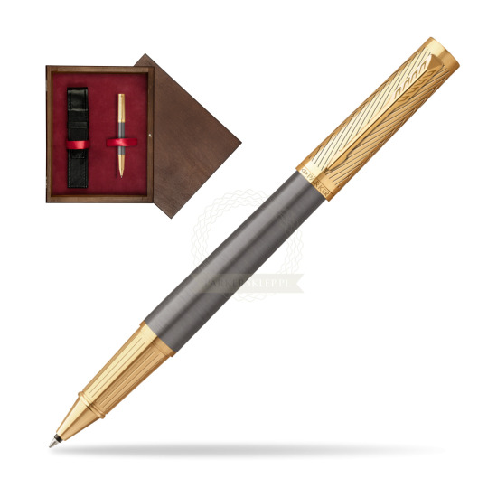 Parker Ingenuity Pioneers GT Rollerball pen - limited edition in single wooden box Wenge Single Maroon