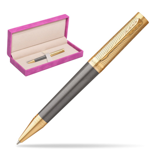 Parker Ingenuity Pioneers GT Ballpoint Pen - limited edition in suede box fuchsia