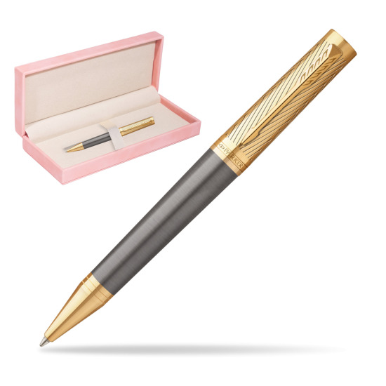Parker Ingenuity Pioneers GT Ballpoint Pen - limited edition in suede box pink