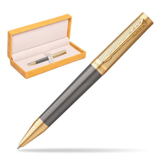 Parker Ingenuity Pioneers GT Ballpoint Pen - limited edition in suede box yellow