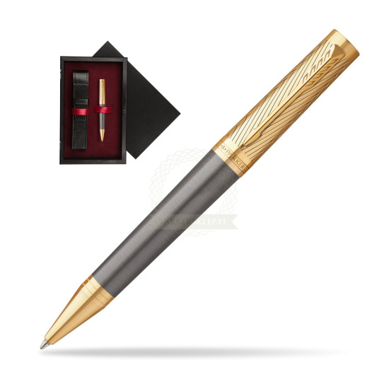 Parker Ingenuity Pioneers GT Ballpoint Pen - limited edition in single wooden box Black Single Maroon