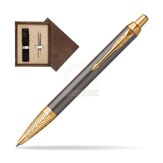 Parker IM Pioneers GT Ballpoint Pen - limited edition in single wooden box Wenge Single Ecru