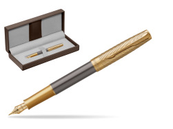 Parker Sonnet Pioneers GT Fountain pen - limited edition in the brown leather box