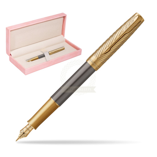 Parker Sonnet Pioneers GT Fountain pen - limited edition in suede box pink