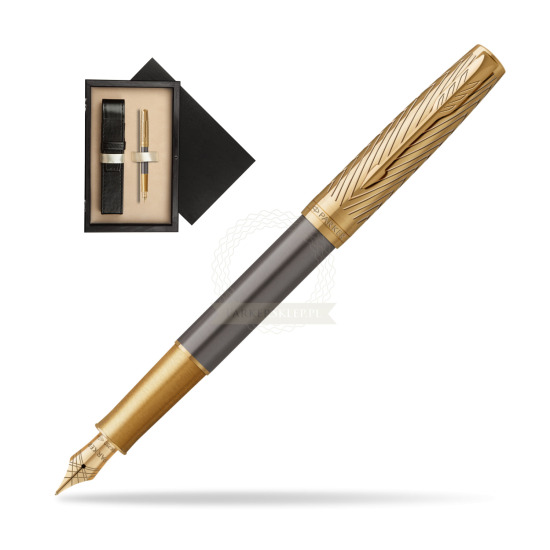 Parker Sonnet Pioneers GT Fountain pen - limited edition in single wooden box Wenge Single Ecru