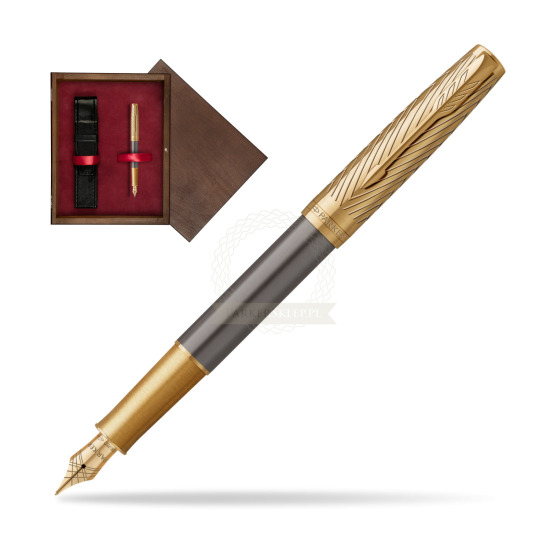 Parker Sonnet Pioneers GT Fountain pen - limited edition in single wooden box Wenge Single Maroon