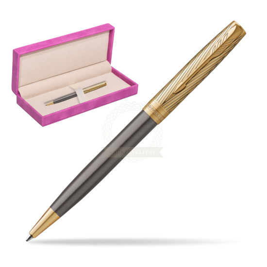 Parker Sonnet Pioneers GT Ballpoint Pen - limited edition in suede box fuchsia