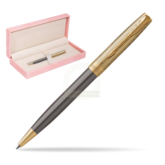 Parker Sonnet Pioneers GT Ballpoint Pen - limited edition in suede box pink