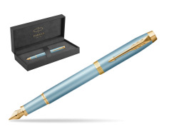 Parker IM RITUALS TURQUOISE GREEN Fountain Pen in original Parker Prestige box
