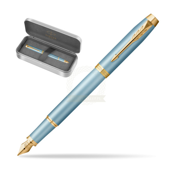 Parker IM RITUALS TURQUOISE GREEN Fountain Pen in Parker metal gift box, special edition