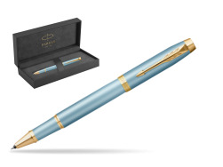 Parker IM RITUALS TURQUOISE GREEN Rollerball Pen in original Parker Prestige box